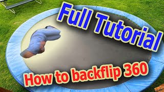 Full Tutorial - (Backflip 360) LEARN QUICK