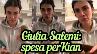 GIULIA SALEMI fa una super spesa per KIAN e PIERPAOLO PRETELLI la percula 😅