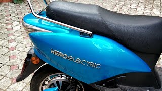 Heroelectric Bike Malayalam review | Optima Blue Colour Model | ഇലക്ട്രിക്‌ Scooter റിവ്യൂ| മലയാളം