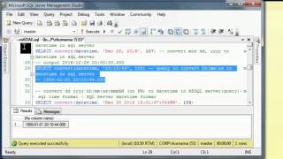 How to convert string to datetime in sqlserver with Queries
