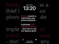 iPhone Security Tip 4: Erase data after 10 failed passcode attempts