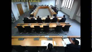 可児市議会　平成27年2月24日開催　予算決算委員会（建設市民所管）