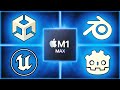 Using a 2021 M1 MacBook Pro For Game Development -  (Unity, Unreal, Godot, Blender & More)