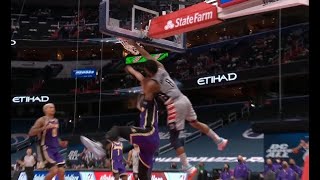 Rui Hachimura gives DISRESPECTFUL MONSTER DUNK to Anthony Davis