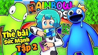 YUMMIE SỬ DỤNG THẺ RAINBOW FRIENDS BIẾN THÀNH BLUE TRONG MINECRAFT*THẺ BÀI RAINBOW FRIENDS TẬP 2😎🤩🌈