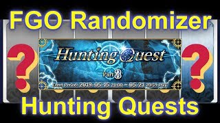 FGO NA | Hunting Quests – ALL RANDOM SERVANTS