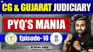 Chhattisgarh \u0026 Gujarat Judiciary PYQs | Episode 10 | Vishal Singh | Unacademy Judiciary