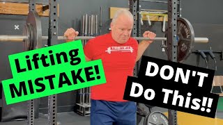 The Mistake That is RUINING Your Lifts! | Never Do This Again