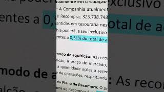 AUREN| Recompra de Ações🇧🇷AURE3🎯