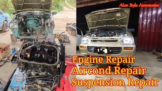 PROJECT KANCIL 850, ENGINE REPAIR/AIRCOND REPAIR/SUSPENSION REPAIR/SPRAY GEAR BOX.