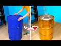 32 BARRELS AND CANISTERS recycling ideas to turn your stuff into needful things