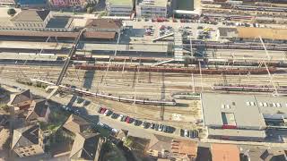 Treno Gottardo in Bellinzona