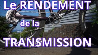 Analyse complète des pertes de puissance dans une transmission de vélo à chaîne.