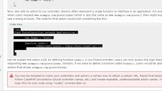 Cakephp Tutorial 07 - Blog tutorial part 7 HU