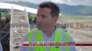 Sharrë, impiant për diferencimin e plehrave - News, Lajme - Vizion Plus