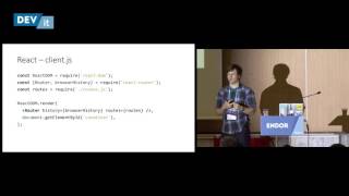 DEVit 2016 :: Server side rendering in React