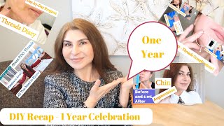 One Year of DIY Recap Before \u0026 Aftrer | Skin Booster | PDO Threads | Botulax toxin | PDO_Threads_DIY