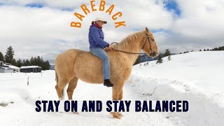 HOW TO RIDE A HORSE BAREBACK(3 BIG TIPS)