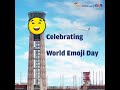 celebrating world emoji day with the tower of happiness  delhi airport