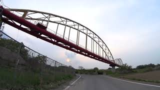 自転車散歩 99-6 「入間川遊歩道」　川越上水公園 → 初雁橋 → 本富士見橋　　SONY HDR-AS50　サイクリング