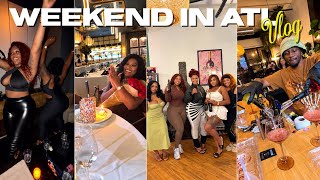 ATL VLOG | 48 hrs In Atlanta • Libra Bday Bash • Wine Making Class • We Outsideeeee | Gina Jyneen