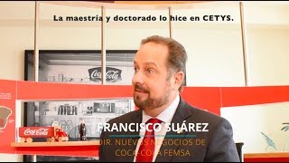 Él es Francisco Suárez, director de nuevos negocios de Coca-Cola Femsa