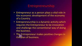 What is Entrepreneurship?