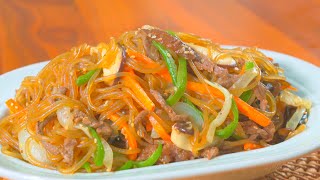 How to make Korean Japchae, Easy and healthy recipe