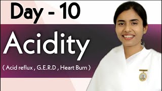 Day - 10 | Acidity | Health Awareness | BK Dr.Damini