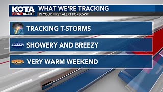 First Alert Forecast Thunderstorms Ending Then Breezy And Unsettled