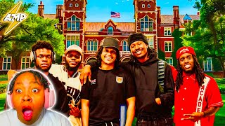 AMP Goes To COLLEGE Reaction *police gets called*