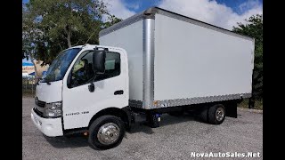 2018 HINO 155 Regular Cab With 16FT Box Truck