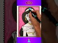 Coloring Disney Princess Jasmine #disney #jasmine #aladdin