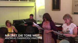 Christian IV Vokalensemble - Andreas Hammerschmidt: Machet die Tore weit (Rehearsal Excerpt)