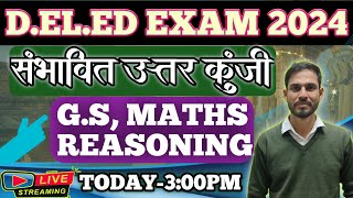 UK.D.EL.ED EXAM 2024||ANSWER KEY||set-c||D.El.Ed Entrance Exam 2024||30/11/2024