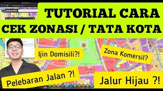 TUTORIAL CARA CEK ZONASI TATA KOTA DKI JAKARTA ONLINE | CEK PLANNING, RENCANA KOTA, IRK