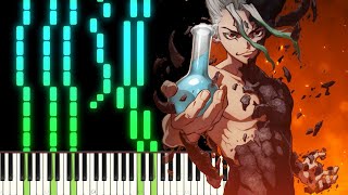 Dr. Stone OP 1 - 「Good Morning World! Synthesia Tutorial」