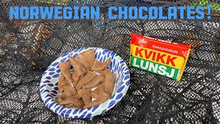 Norwegian Chocolate ~ we got Friea Kvikk Lunsj and Nidar Smash #review #norway #chocolate