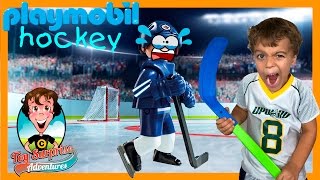 GAME ON with PLAYMOBIL NHL Ice Hockey Playset! Advent Calendar Toy Surprise Stanley Cup Playoff Fun