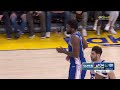 joel embiid goes off for 46 points vs warriors 12th 40 pt performance of the season