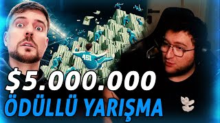 EFE UYGAÇ MRBEAST 2.000 KİŞİ 5.000.000 DOLAR İÇİN MÜCADELE EDİYOR İZLİYOR