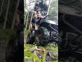 atv adventure extrime melintas jalan berbatu air dan lumpur short