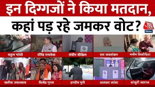 Delhi Assembly Election Voting 2025: इन दिग्गजों ने किया मतदान, कहां पड़ रहे जमकर वोट? | Aaj Tak