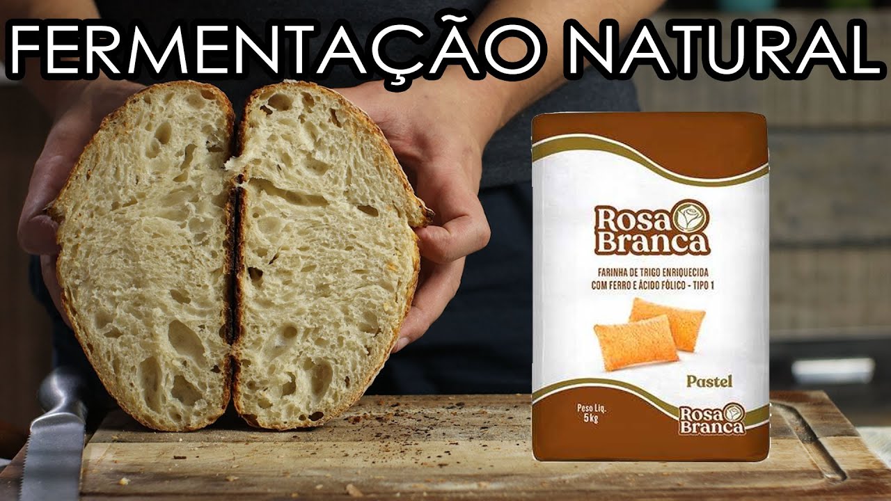 Farinha Rosa Branca Pastel Pão De Fermentação Natural Youtube