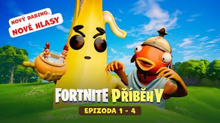 PEELYHO DOBRODRUŽSTVÍ S RYBÁKEM (NOVÝ DABING) | Fortnite Příběhy EP. 1 - 4