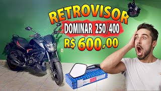 DOMINAR 400/250: COMO ADAPTAR QUALQUER RETROVISOR