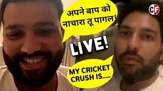 Rohit Sharma Yuvraj Singh Live Chat | Rohit Yuvraj Instagram Live