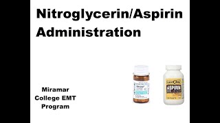 Nitroglycerin/Aspirin Administration