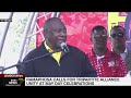 ANC President, Cyril Ramaphosa calls for tripartite alliance unity during May Day celebrations