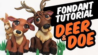 Fondant tutorial | DEER & DOE | cake topper